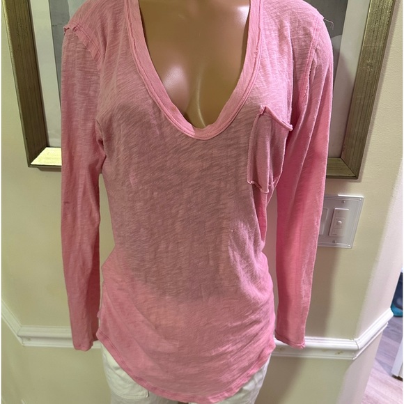 WE THE FREE pink long sleeved tee - Picture 8 of 15